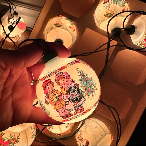 1970 Christmas Lights Glass Illuminated Lot of two boxes - Picture 7 of 16